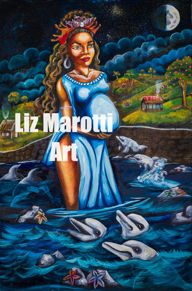 Madre Yemaya Goddess of the Oceans and Motherhood