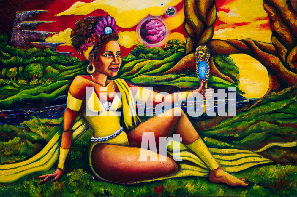 Oshun Goddess of Love and sweet waters- Original