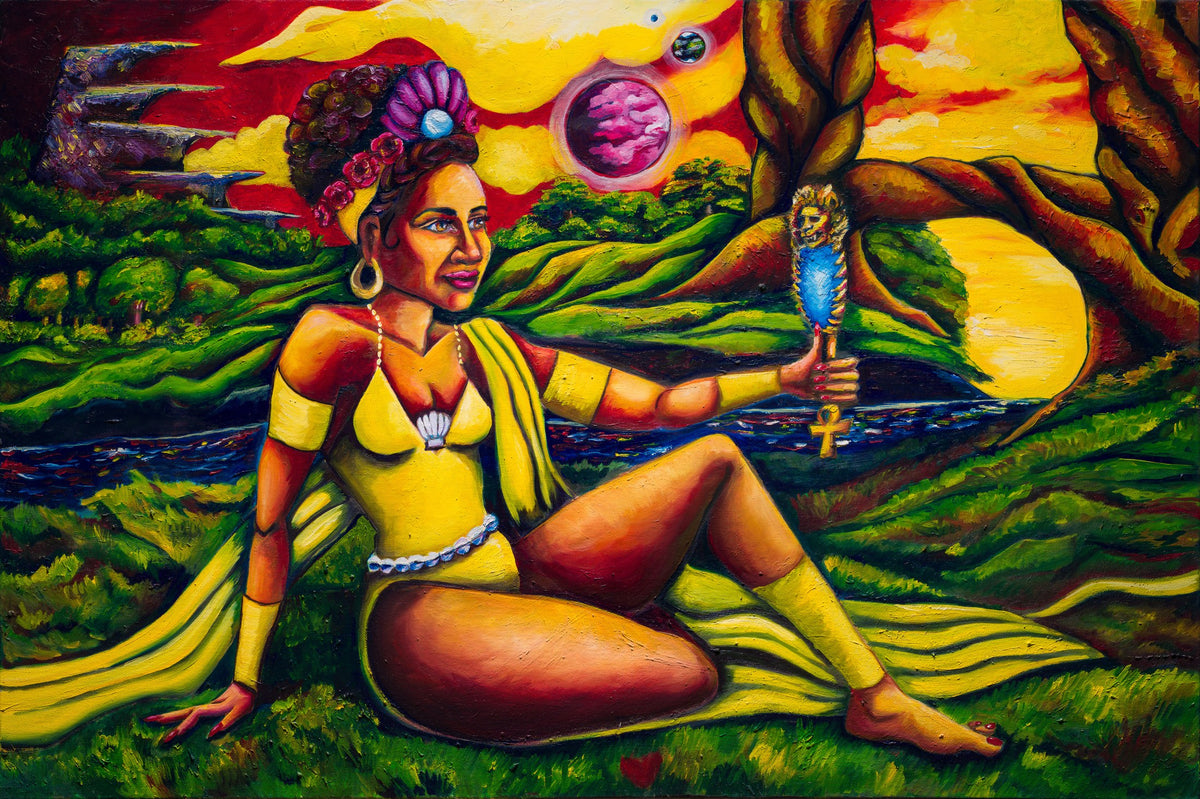 Oshun Goddess of Love and Sweet Waters by Liz Marotti